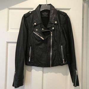 Leather Zara Jacket size Large